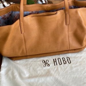 HOBO Kingston Caramel Leather Tote
